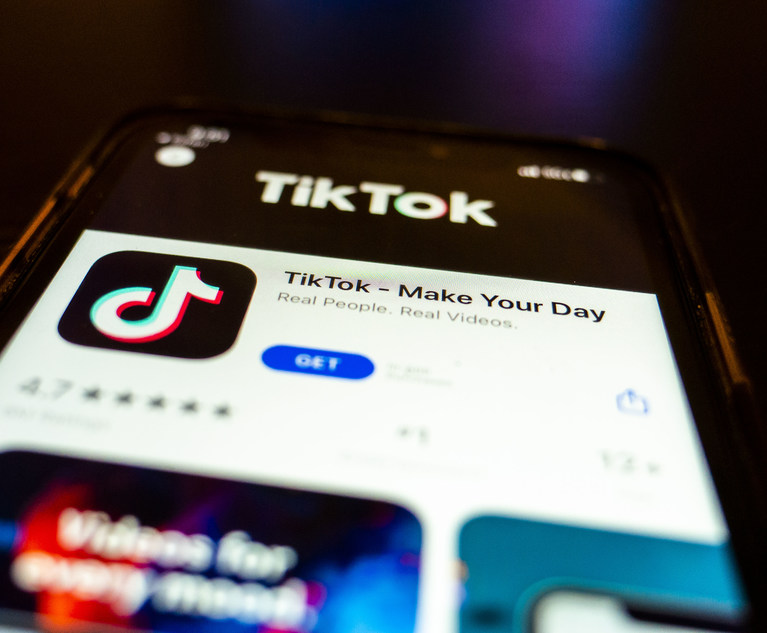 Lawyers Seek 30M in Fees for 'Especially Risky' Privacy Case Against TikTok