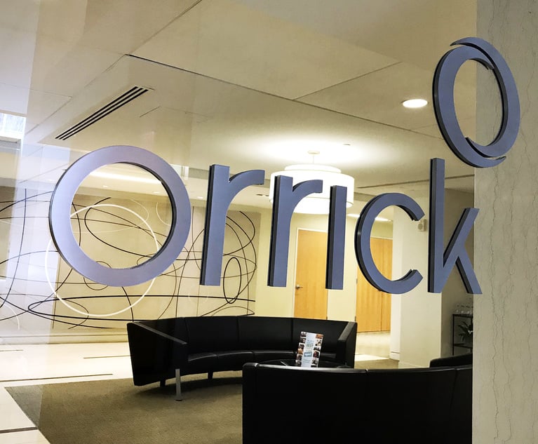 A Double Blow Orrick Shutters Taipei and Shanghai Offices in Attempt to 'Rebalance' Regional Platform