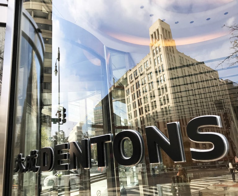 Ex Dentons Partner Claims He Was Fired After Reporting an Attempt to Divert Millions in Client Funds
