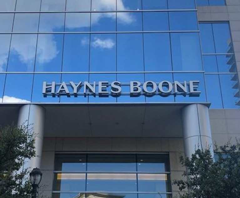 Surging Litigation Deals Practices Boosted Revenue Profits at Haynes and Boone