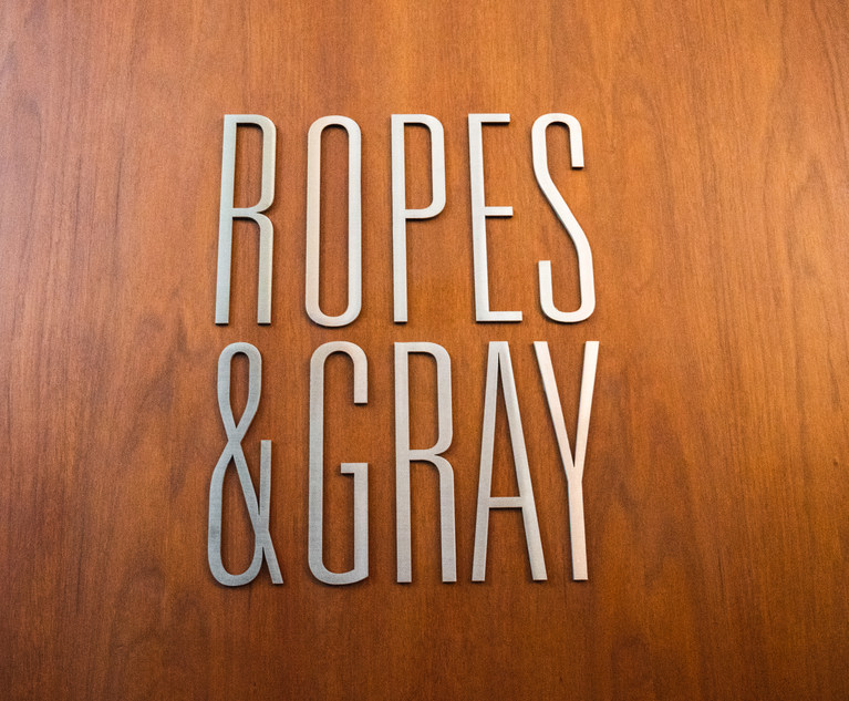 Ropes & Gray 2021 Revenue Up 22 Profits Up 30 as Firm Focused on Hot Industries