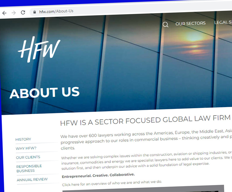 HFW Poaches Again from MinterEllison Takes Team of 7 in Hong Kong