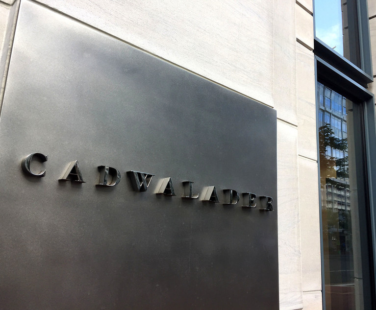 Cadwalader Makes Cuts in Associate and Business Professional Ranks