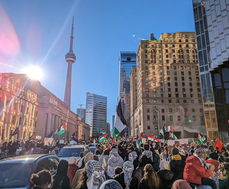 Israel Hamas War Inflaming Tensions in Canada's Legal Profession