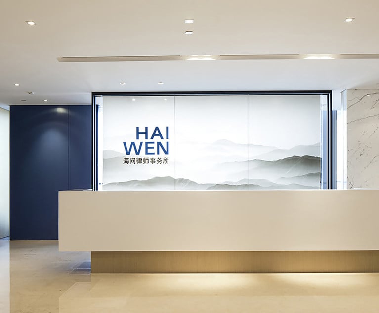 Haiwen Takes Another Partner From Linklaters' China Affiliate