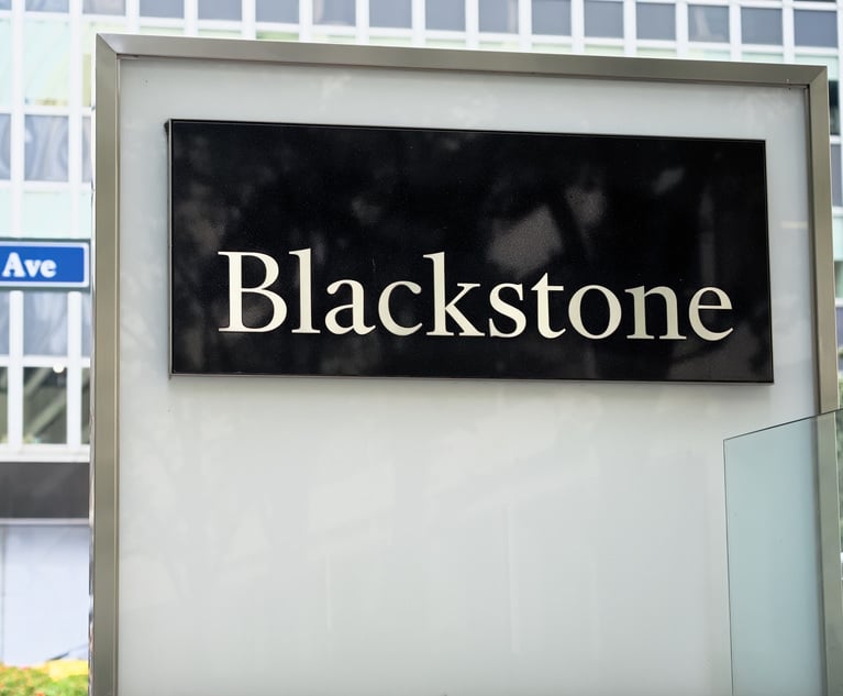 Kirkland Pulled in 165M in Fees Advising Blackstone