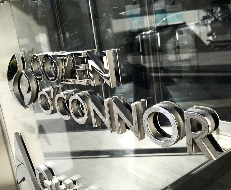 Cozen O'Connor Sees Modest Growth in 2023 Owing to Diversified Revenue Stream