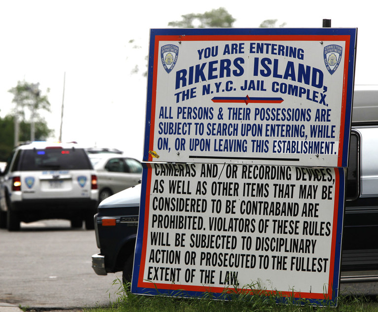 US Judge Declines to Immediately Appoint Receiver to Manage Rikers Island