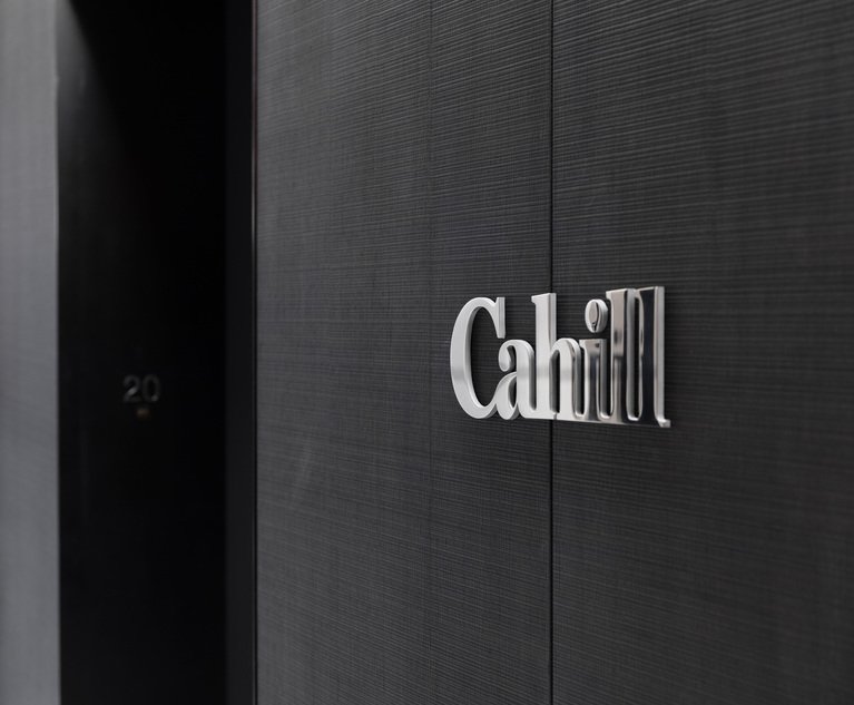 Facing Falling Profits Cahill Seeks to Adjust Amid Drop in Leveraged Finance Market