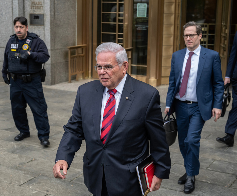 Judge Rejects Menendez Mistrial Bid Based on Protected Official Acts