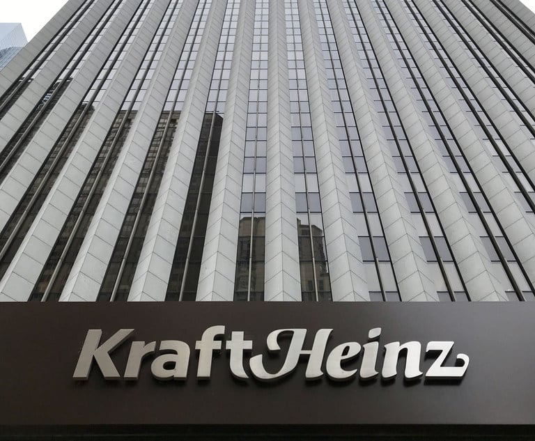 Kraft Heinz Promotes Legal Chief After Year in Which Her Pay Declined