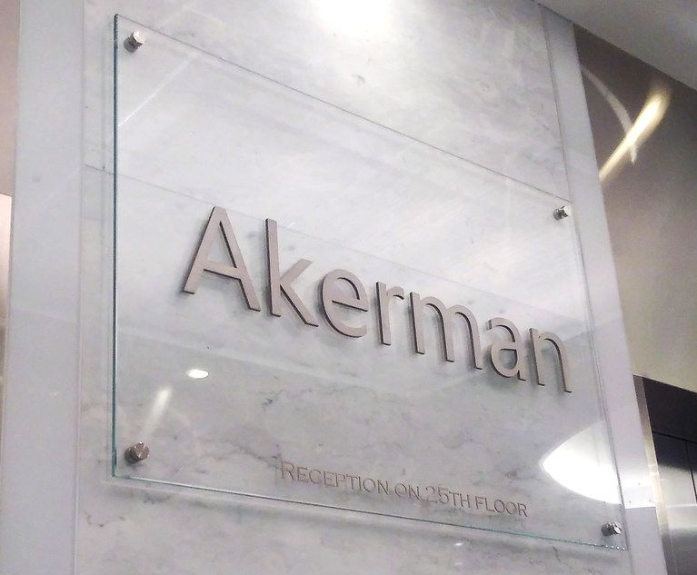 Akerman Promotes Almost Two Dozen Lawyers to Partner as 2022 Revenue Increases