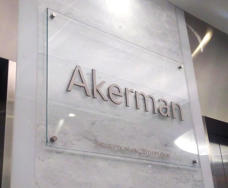 Akerman Poaches Corporate Team From Harter Secrest
