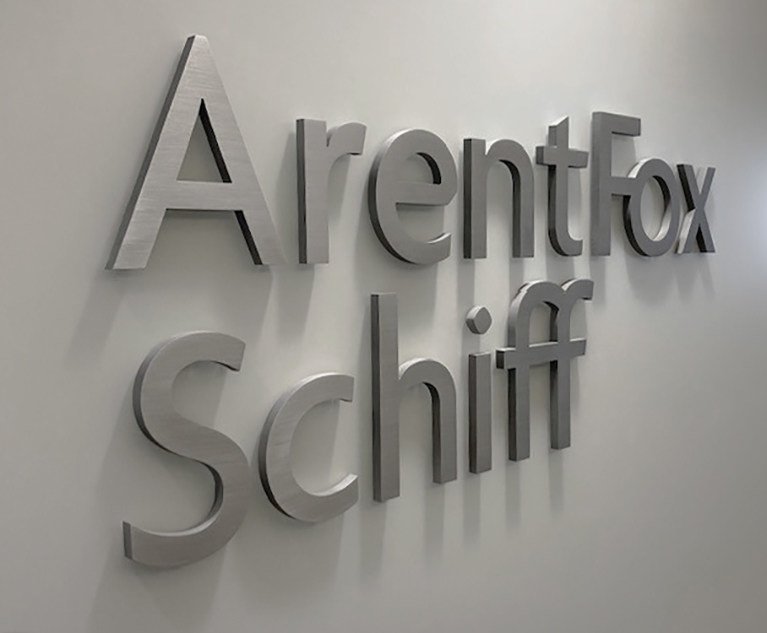 ArentFox Schiff Hit With Lawsuit Alleging Unauthorized Disbursement of Escrow Funds