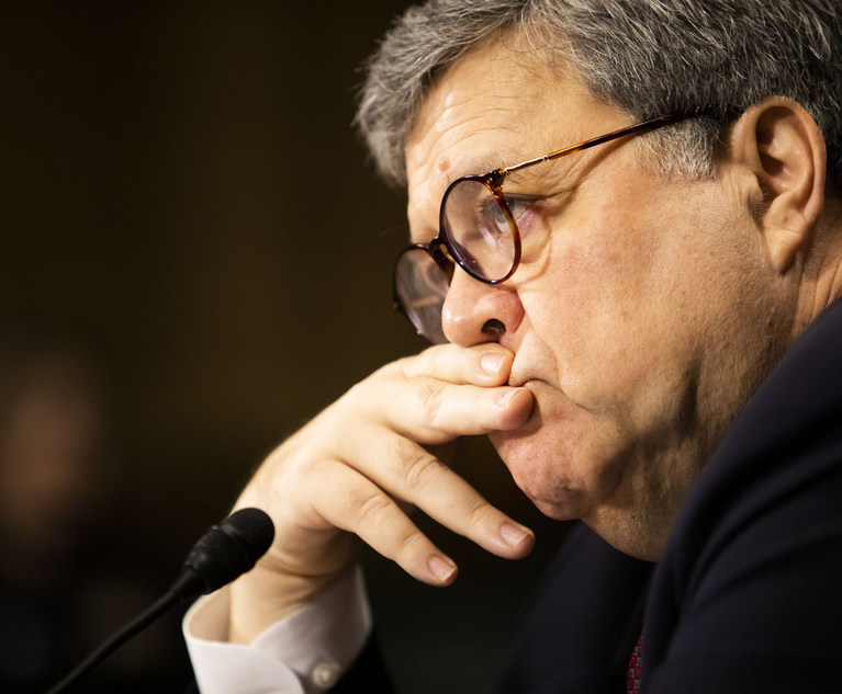 Ex White House Counsel Team Joins William Barr's Law Firm After Leading DC Office for California Boutique