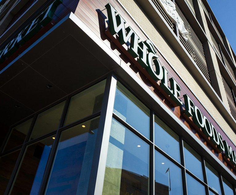 Morgan Lewis Tapped to Defend Whole Foods in Discrimination Suit