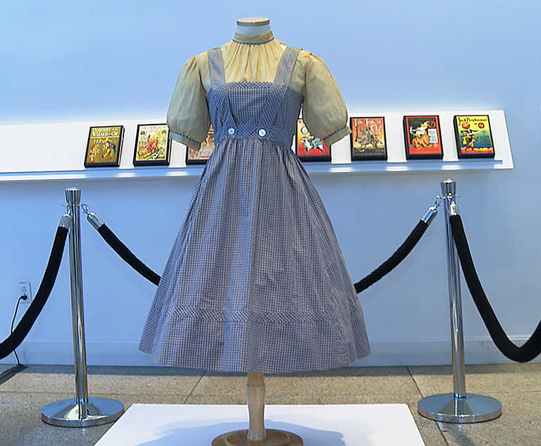 There's No Place Like Court Litigation Swirls Over Million Dollar 'Wizard of Oz' Dress