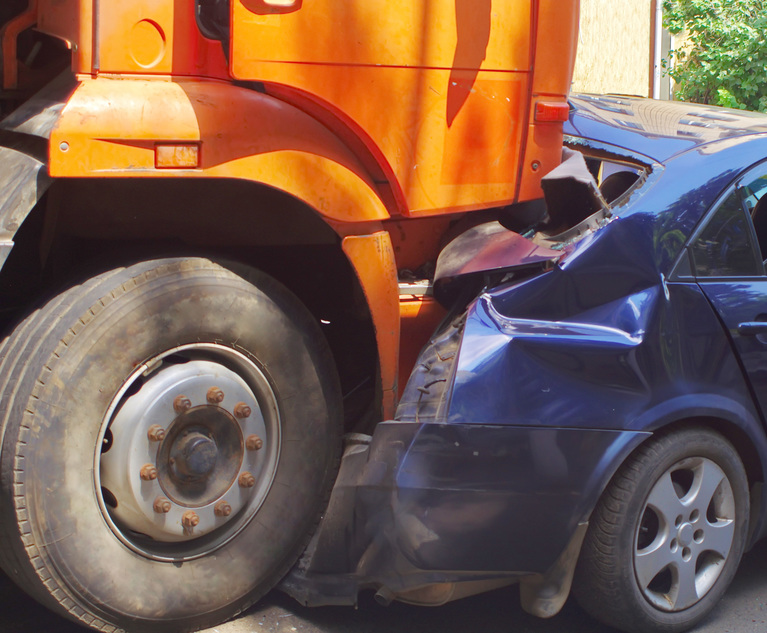 Rear End Crash With a Commercial Truck Yields 1 125 Million Settlement