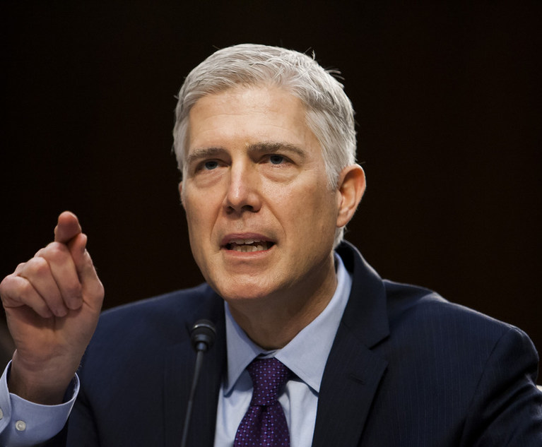 Gorsuch Sticks Up for Solicitor General's Office