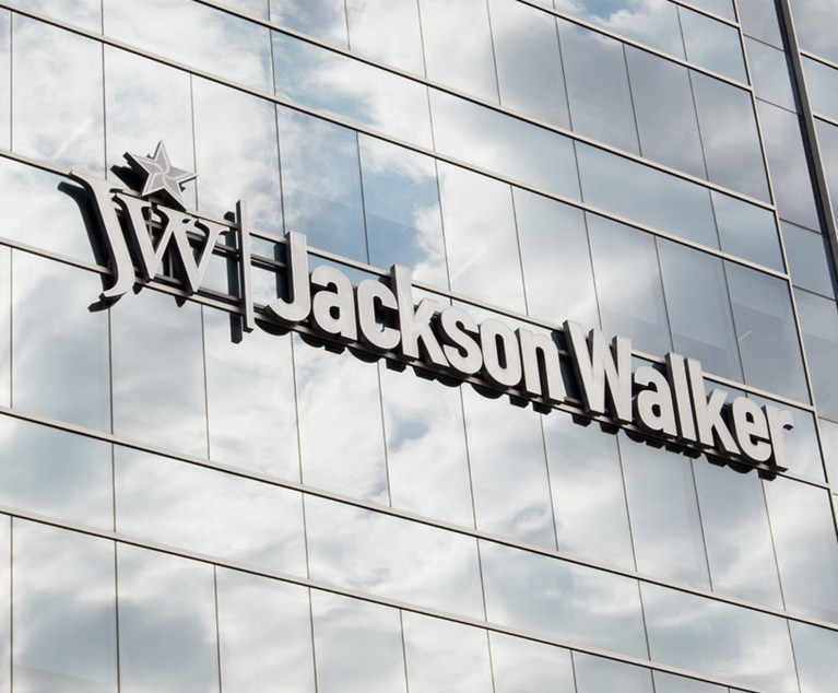 Turmoil Continues for Jackson Walker in the Wake of a Former Partner's Relationship With Bankruptcy Judge