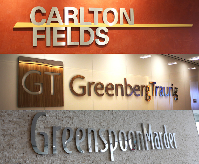Greenberg Greenspoon and Carlton Fields Raid Los Angeles Firms