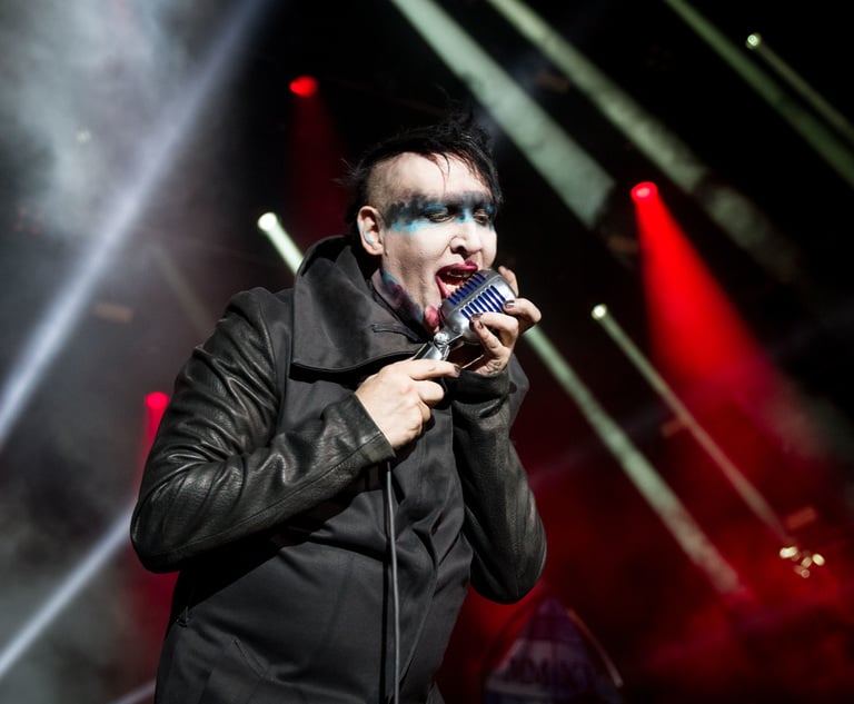 Marilyn Manson's Defamation Suit Shows How Anti SLAPP Laws Should Work Defense Attorney Says