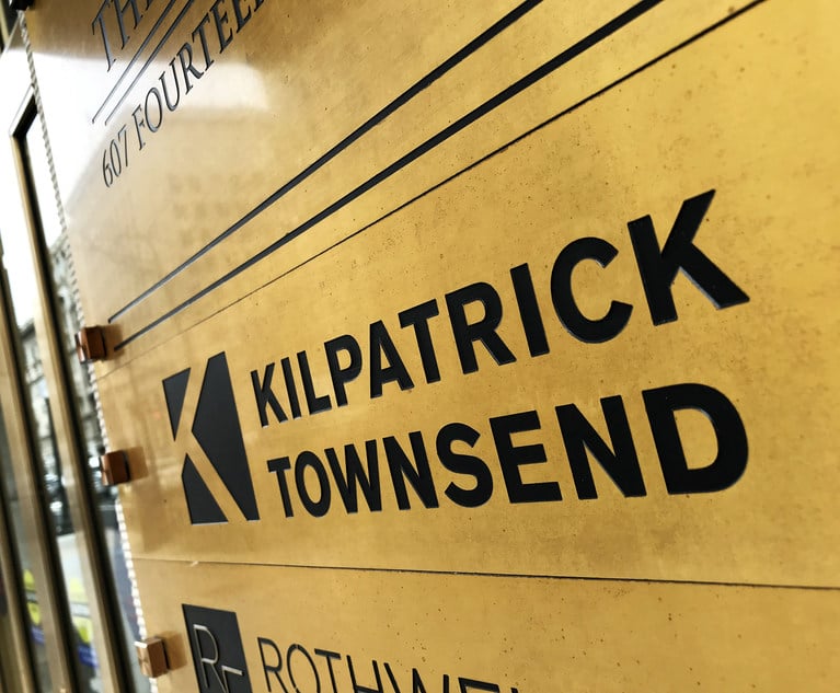 Kilpatrick's Strategy Seeks to Build on IP Success to Keep Growing Corporate Work