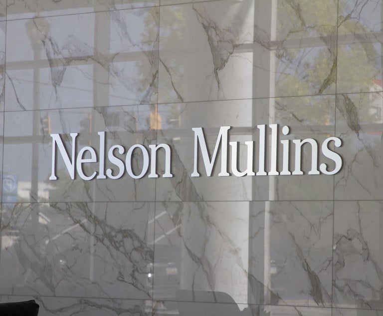 Widow Sues Nelson Mullins Seeking More Than 2M for Cancer Stricken Partner