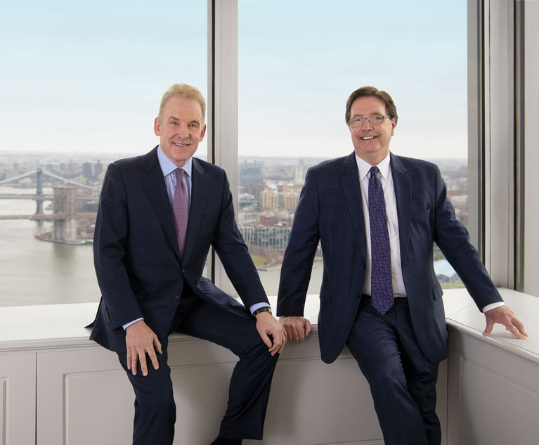 For Sullivan & Cromwell's New Co Chairs Two Is Better Than One