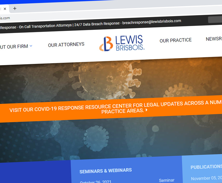 Lewis Brisbois Expands Management Committee by 5 in Wake of Chairman's Resignation
