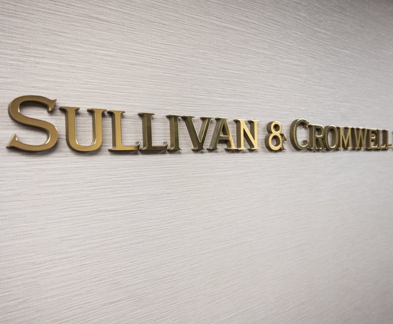'Making Sure the World Knows We Are Doing It': Sullivan & Cromwell Formalizes AI Practice