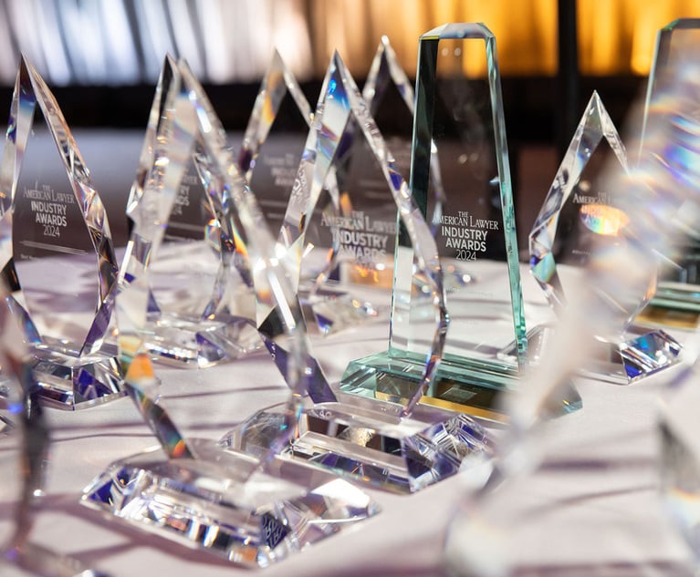 Call for Nominations: The American Lawyer Industry Awards 2026
