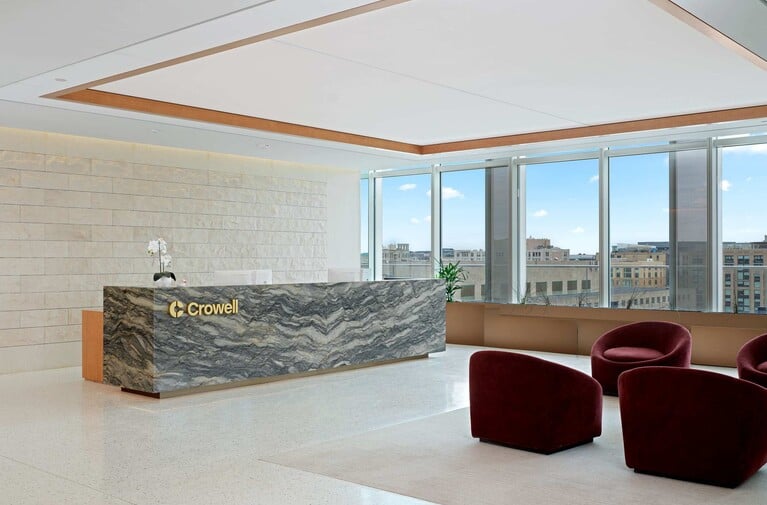 Crowell Moves to Redeveloped Building For Smaller DC Footprint, Aligning with 'Expectations of Modern Workforce'