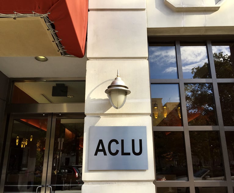 ACLU Staffs Up for New Initiative: #39 State Supreme Courts Are More