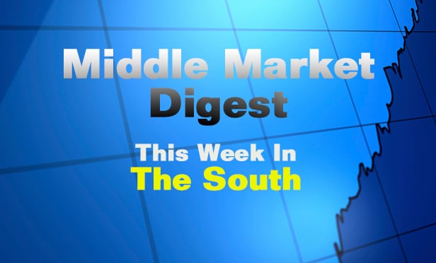 Middle Market Digest: This Week in the South and Mountain Regions