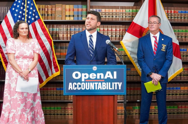 Florida Becomes 1st State to Sue OpenAI. Lawyers Say It Won't Be the Last Florida Becomes 1st State to Sue OpenAI. Lawyers Say It Won't Be the Last Image
