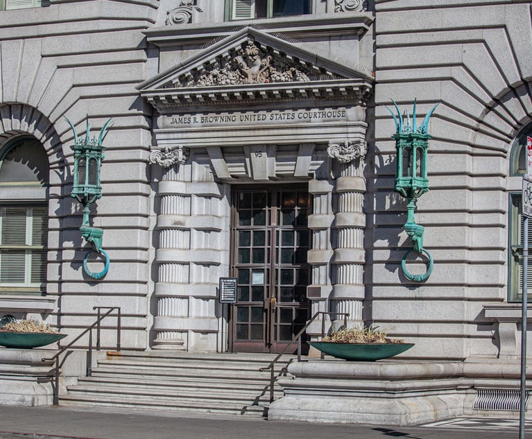 United States Court for the Ninth Circuit Court of Appeal in San Francisco. (Photo: Jason Doiy/ALM)