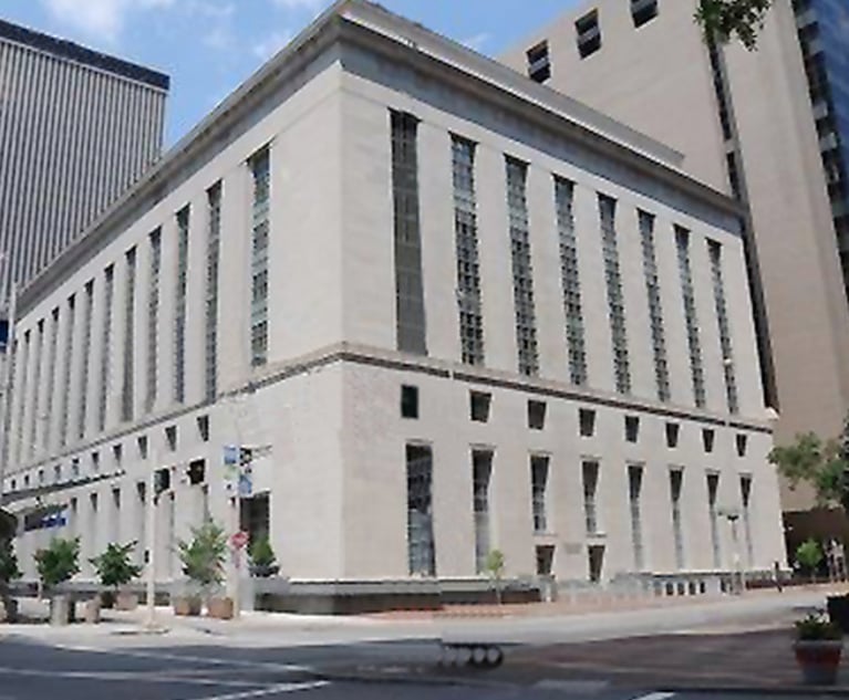 Sixth Circuit Court of Appeals, Potter Stewart U.S. Courthouse, 100 East Fifth Street, Cincinnati, Ohio. Courtesy photo