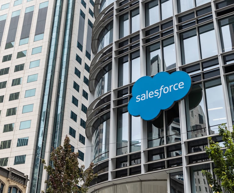 Former Salesforce VP's Whistleblower Retaliation Suit Allowed to Proceed, Judge Rules