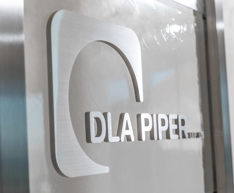 DLA Piper sign logo 