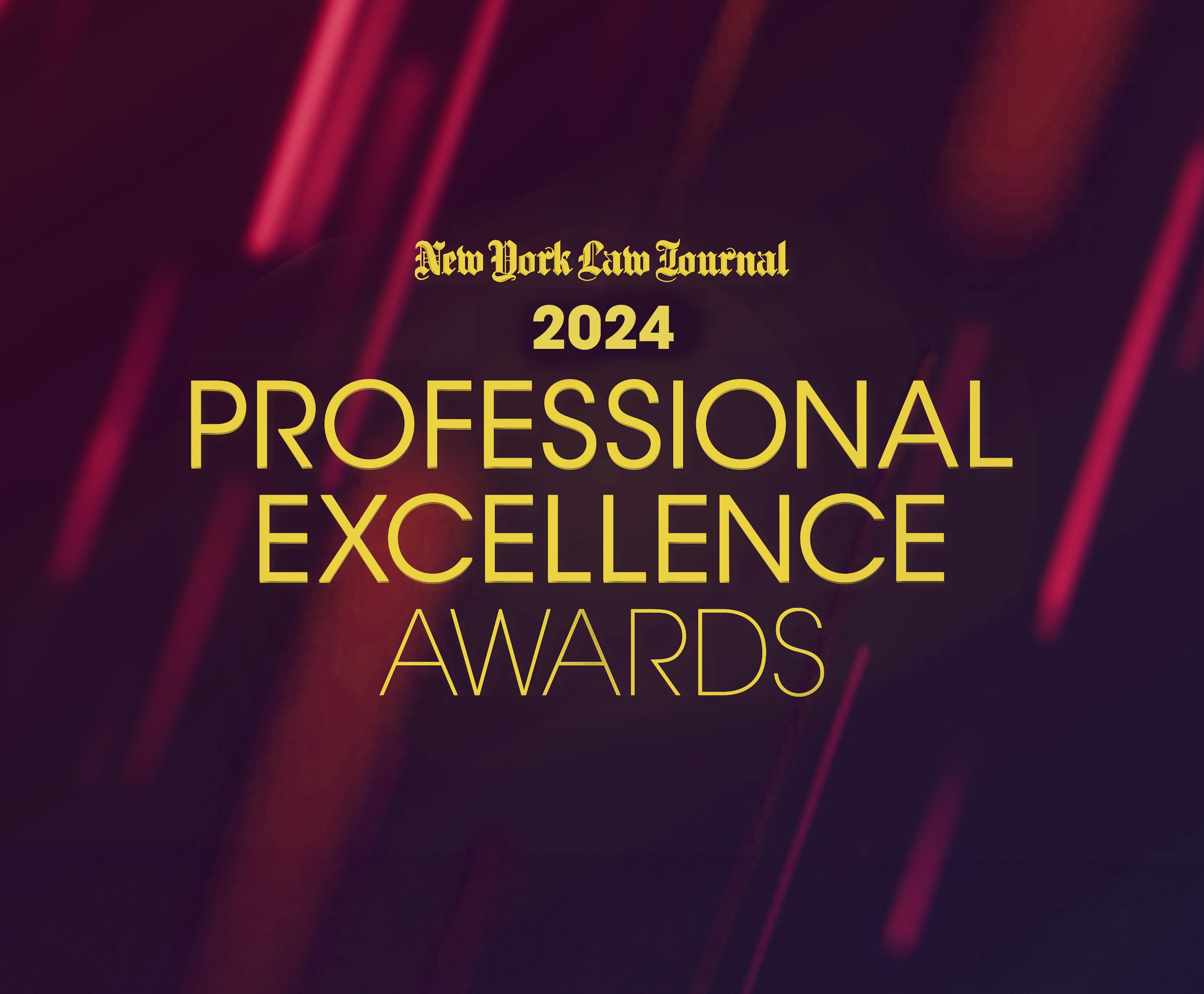 The 2024 Winners of the Law Journal's Professional Excellence Awards