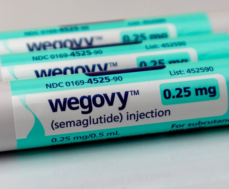 Novo Nordisk Files Patent Claims to Fend off Generic Rivals of Wegovy