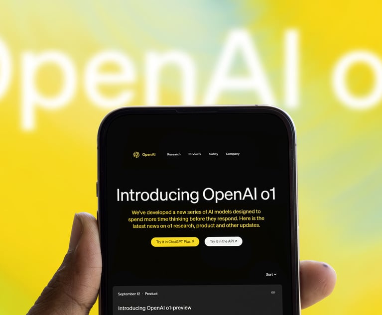 What OpenAI's New High-Level Reasoning Model Means for Legal Tech