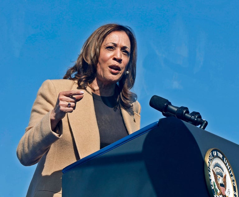 Hogan Lovells and MoFo Partners to Headline Kamala Harris Fundraisers