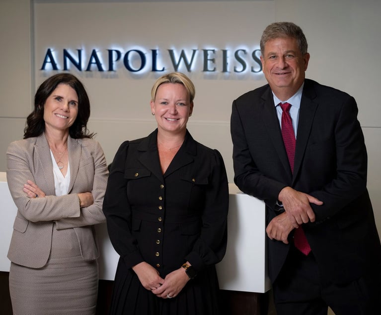 Anapol Weiss Acquires Boutique Led by Star Litigator Alexandra Walsh