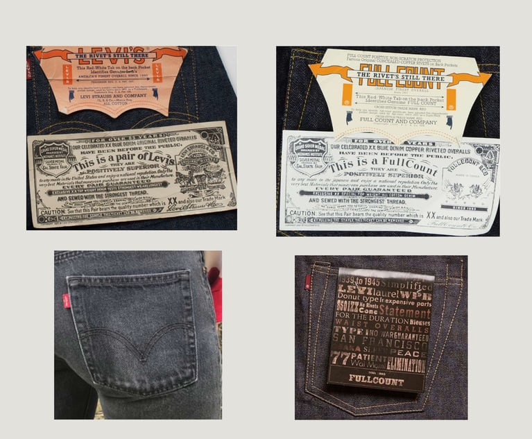 Levi Strauss Alleges Japanese FullCount Co. Infringing on Iconic Trademarks