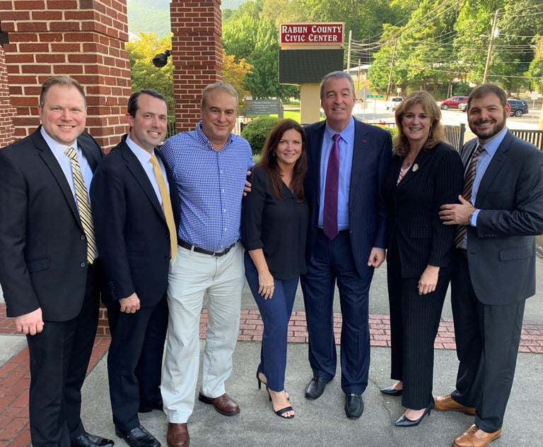 Max Thelen (from left), Drew Ashby, Stephan Batchelder, Meg Batchelder (plaintiffs), Don Fountain, Julie Litky-Rubin, and Ben Whitman. (Courtesy photo)