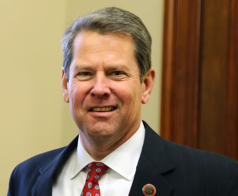 Georgia Gov. Kemp Names New Judge for Augusta Circuit | Daily Report