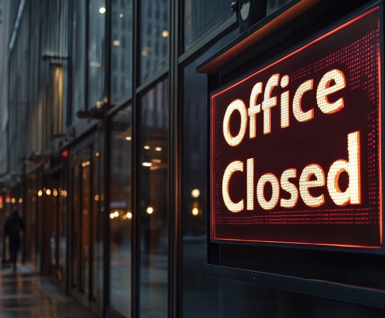 Latest Law Firm Office Closures Are Just the Beginning