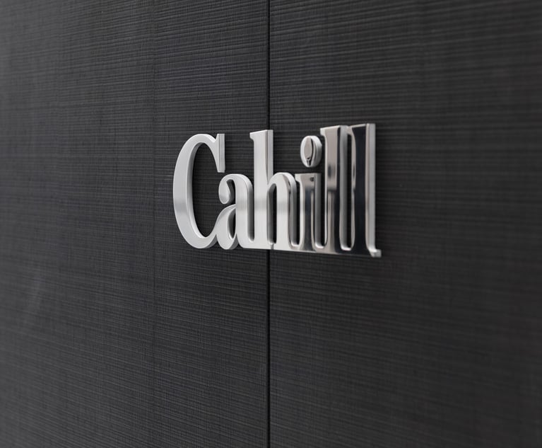 Cahill Hires Orrick Sponsor Finance Lead in Bid to Grow In-Demand Private Credit Group